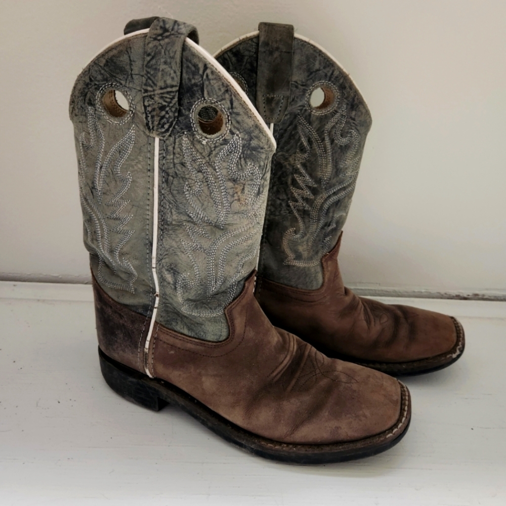 Old West Kids Cowbot Boots Size 3